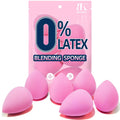 Super Soft Makeup Sponge Set of 6, Makeup Sponges for Foundation, Liquid, Cream and Powder, Pink Beauty Sponge for Blending, 0 Latex Blender, Christmas Stocking Stuffers for Adults